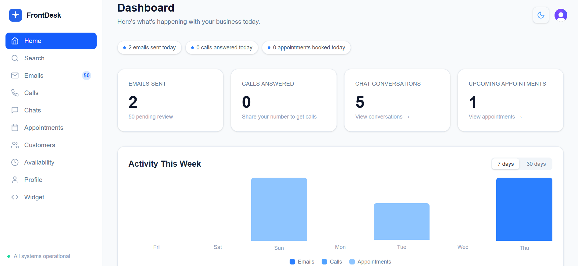 FrontDesk screenshot